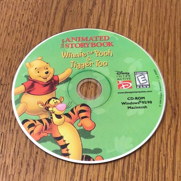 Computer Software Animated Storybook Winnie the Pooh and Tigger Too by Disney - Picture 1 of 2